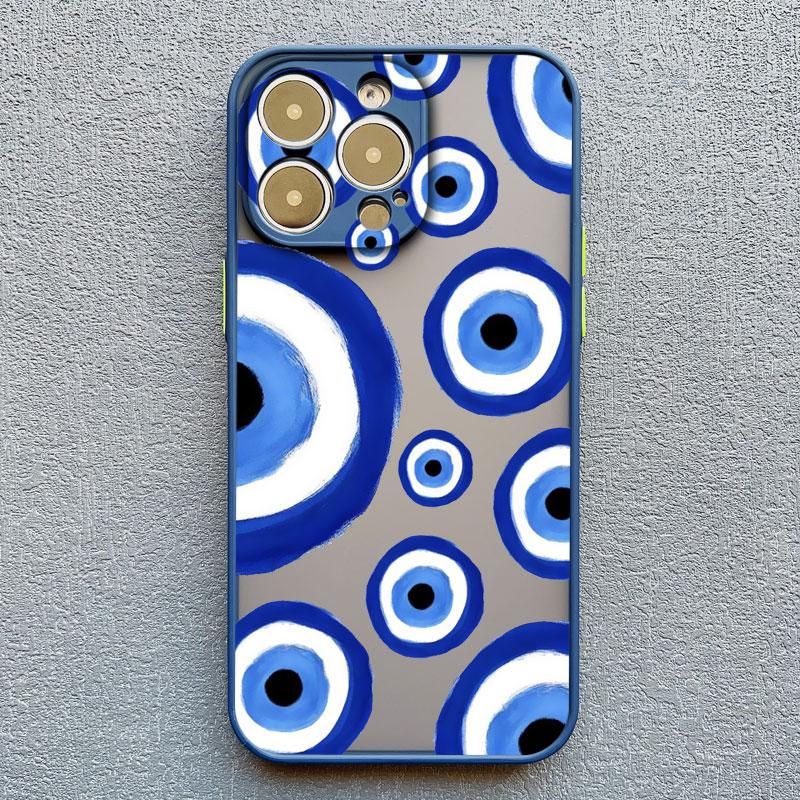 Fashion Spooky Scary Red Eye Phone Case For iPhone 14 15 16 Pro Max Plus 11 12 13 Mini Pro Max X XR XS Shockproof Back Covers