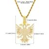 Elegant Albania Accipiter Statement Necklace With Full Zircon Embellishment Men Women Jewelry Piece