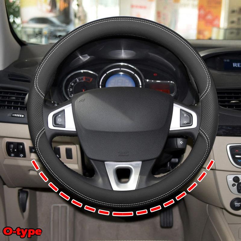 Pentru Renault Duster Kaptur Logan Megane Sandero, piele ultra subțire, husă pentru volan auto, accesorii antiderapante pentru interior