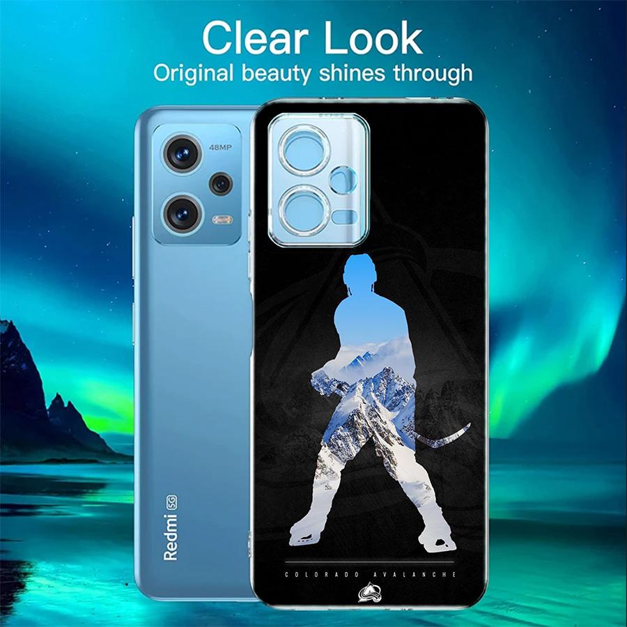 Ice Hockey Rink Phone Case For Redmi 12 13C 12C 15C 9 10 10C Note 13 Pro Plus 14 15 Pro 9T 9C 9A TPU Soft Cover Clear Cell Cases