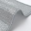 6pcs Double Layer Steel Wire Cleaning Cloths Silver Dishes Cleaning Rags Dish Towels  Pot