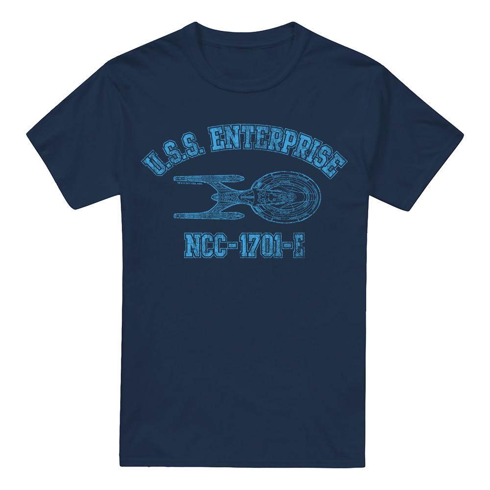 STAR TREK Mens Enterprise E Athletic T-Shirt