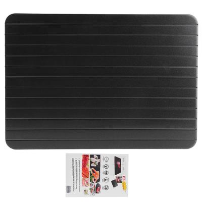 Aluminium Meat Fast Defrosting Tray Thaw Food Plate Board Quick Defrost Kitchen Tool