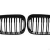 1 Pair Front Kidney Grille Mesh Grill Fit for of series E81 2004-07 51137127227 51137077129