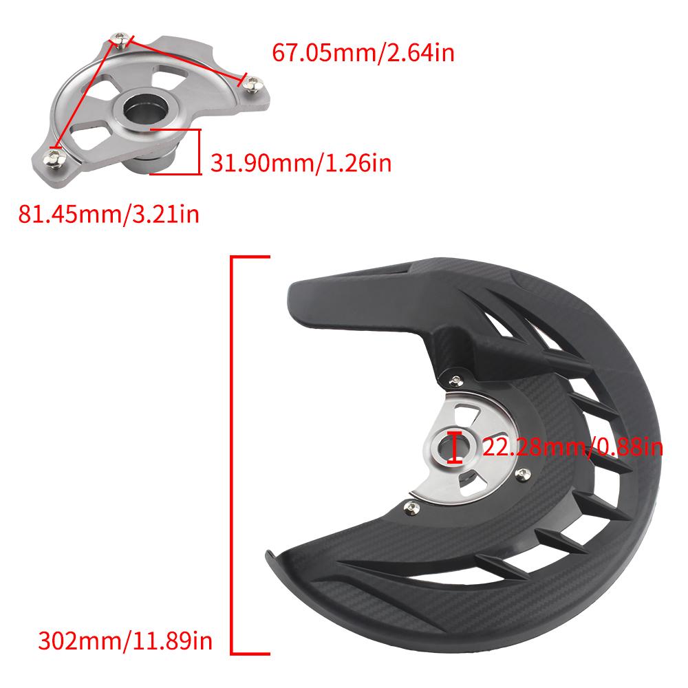 for KTM Husqvarna Motorcycle Front Brake Disc Protection Cover Accessories EXC XCW SX FC 250 300 Motocross Pit Dirt Bike Enduro