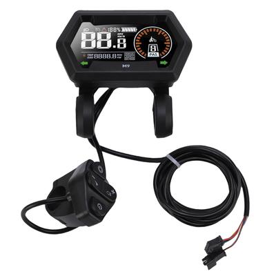 Electric Scooter LCD Display 24V 36V 48V Electric Bike LCD Control Panel Color Screen with SM Wire Connection