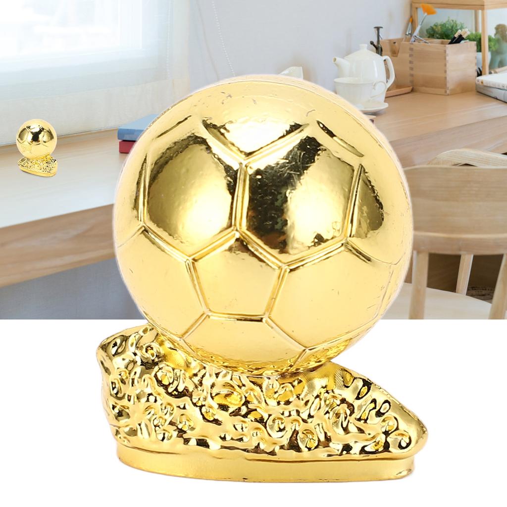 3cm Golden Globe Award Metall Fußballspiel Gedenkornament für Fans Dekoration