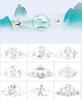 Handmade Children's DIY 1.2m Coloring Kite - Easy To Fly In Light Breeze