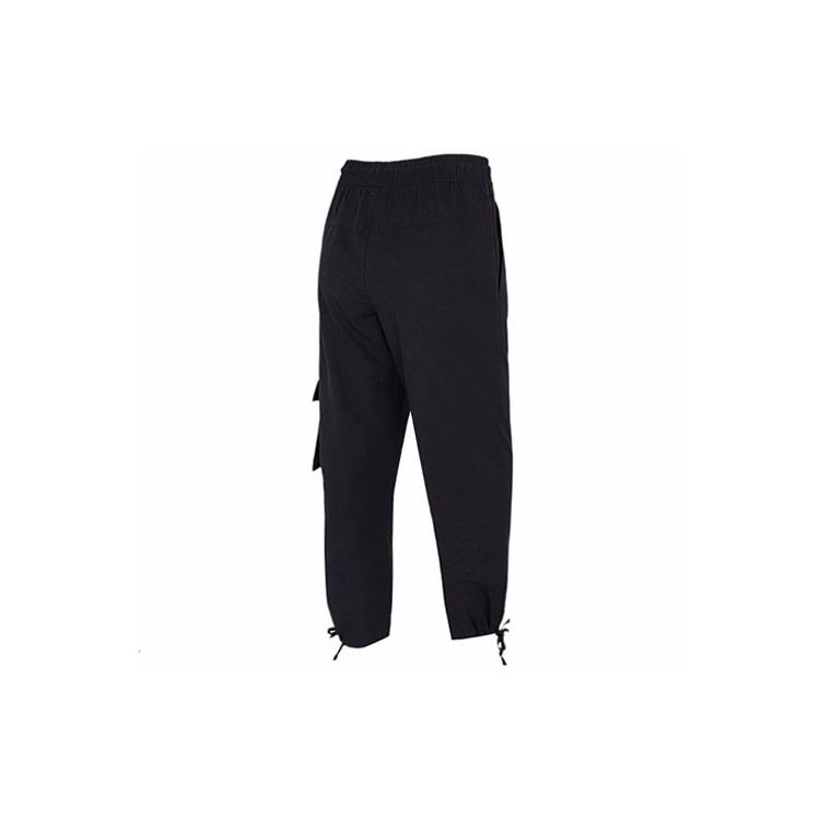 Nike Solid Color Pocket Loose Sweatpants Women Bottoms Black CZ9331-010