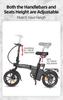 DYU A5 Electric Bike – 60km Range, 48V 350W Motor, 14" Tires – Ultralight Aluminum Alloy Commuter Bike