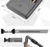 10-Piece Screw Extractor Set with Iron Box and Imperial Drill Bits