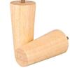 4Pcs Solid Wood Furniture Legs Height 10/12/15CM Straight Sturdy Tapered Sofa Bed Cabinet Table Chair Replacement Furniture Legs