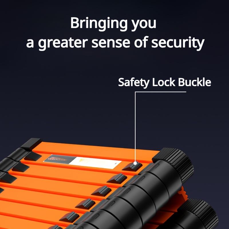 Telescopic Ladder, Portable Stepladder - Max Load 120 Kg, with Tool Storage Bag, Ideal for Decoration and Maintenance Scenarios