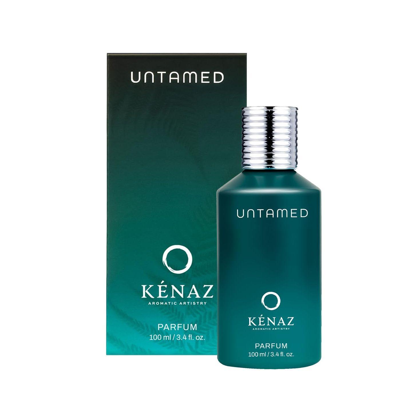 KENAZ Untamed Мужской парфюм 100 мл | Создано в Дубае | Ноты свежего лимона, розового перца и кедра | Роскошный парфюм для мужчины 100ML