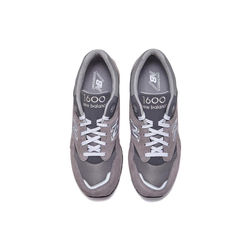 New Balance Nb 1600 Comfortable Sports Fabric Leather Low Top Running Shoes Unisex Sneakers Light-Gray CM1600EM