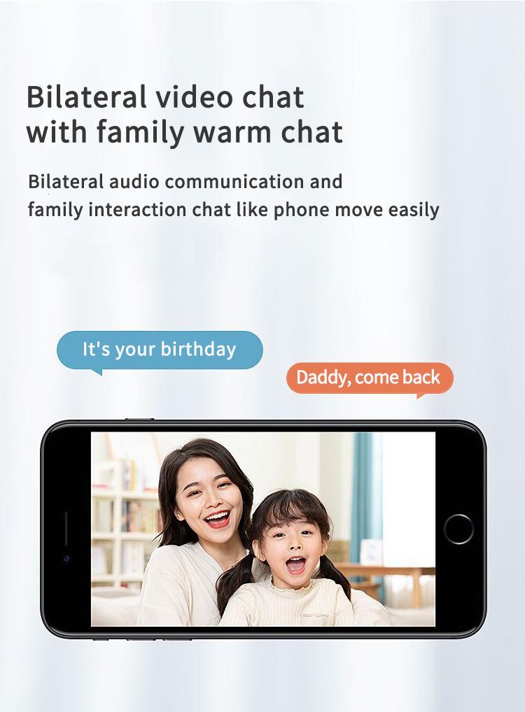 ICsee WiFi Surveillance Camera: Indoor Baby Monitor with One-Key Call and Two-Way Video