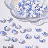 Blue Series Japanese Ceramic Seashell & Heart Beads for DIY Jewelry