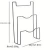 1Pcs Door Back Pan Lid Rack Double Layer Storage Holder for Cutting Board Drying Shelf Kitchen Organizer Space Saver Heavy