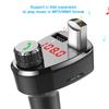 G13 Portable Car MP3 Music Player Bluetooth FM Transmitter Hands Free Calls Auto AccessoryBlack