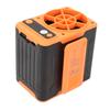 Hüftventilator USB wiederaufladbar 10000mAh Hüftclip-Ventilator mit Taschenlampe 4 Geschwindigkeiten Einstellbares LED-Display Lanyard für den Außenbereich