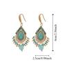 Pearl Flower Shape Bohemian Turquoise Earrings Bohemia Style Earrings Pendant  Summer Party