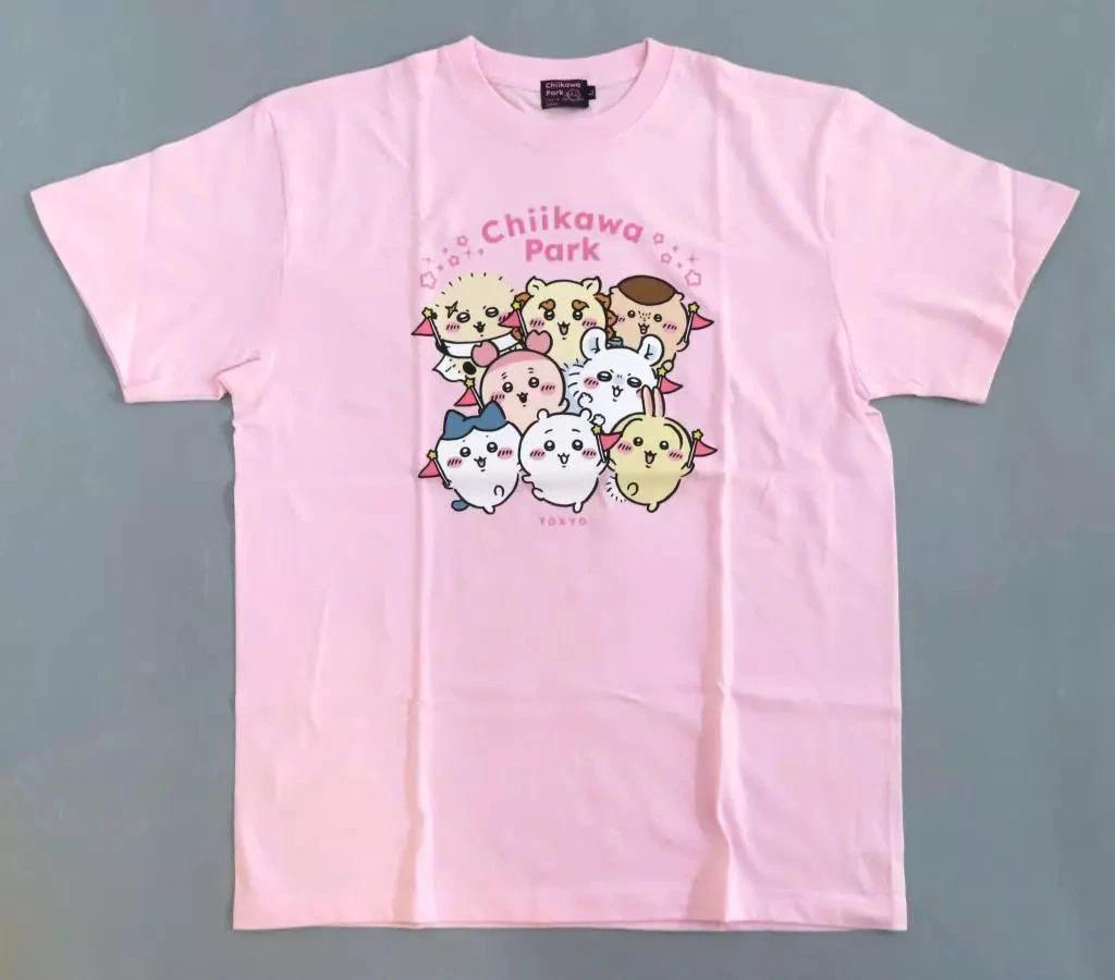 Main Visual T-shirt Light Pink L size Chiikawa Park (2025) S