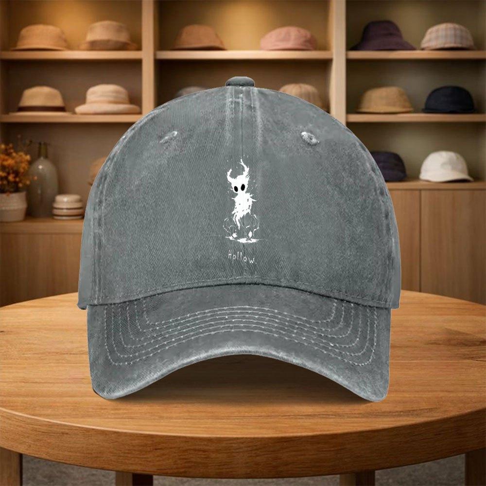 Lightweight Street Style Baseball Cap with Hollow Character Design Unisex Casual Sports Hat for All Seasons