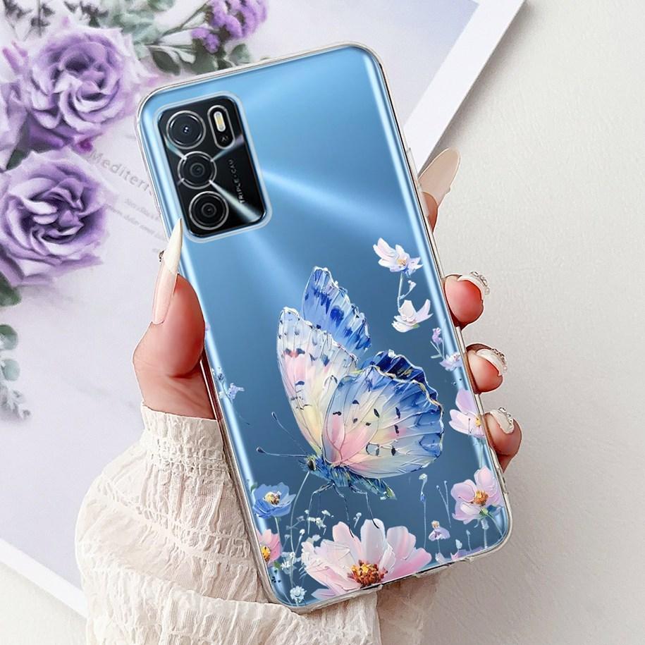 For Oppo A16 A16s Case CPH2269 CPH2275 CPH2271 A 16 TPU Cover Fashion Flower Soft Funda For OPPO A54s CPH2273 OppoA16 Phone Case