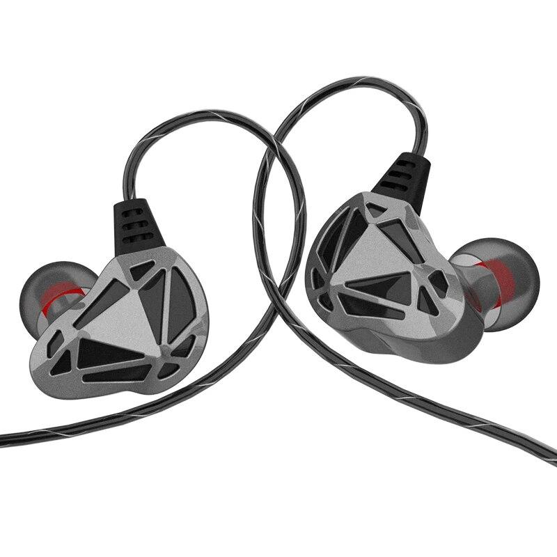QKZ AK7 Copper Driver HiFi Wired Earphones Sport Headphone Bass Stereo Super Clear Gaming Headset Music In Ear Earbuds With Mic
