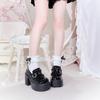 Fashion 2025 New Women Lolita Shoes Gothic Chunky High Heels Mary Jane Small Leather Shoes Women Fashion Versatile Casual Loafers Brand