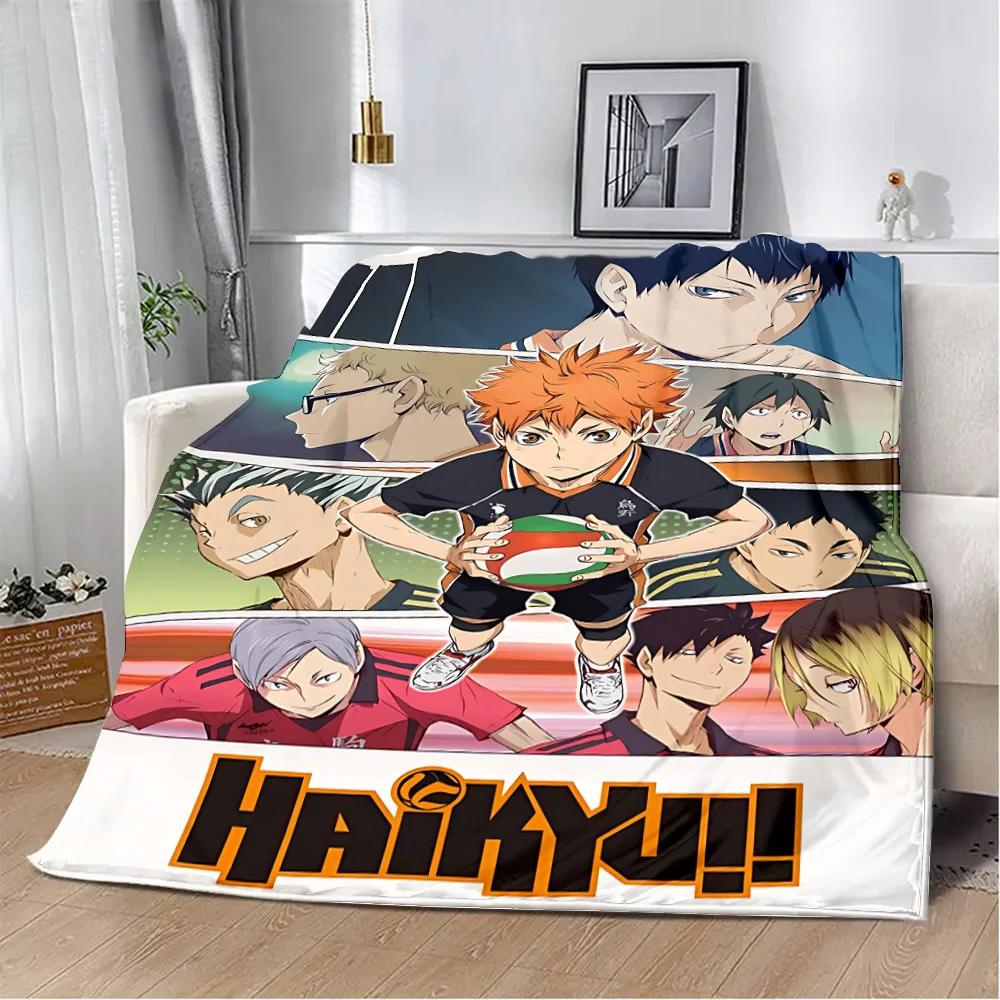Japan Anime Haikyuu Printed Blanket Picnic Blankets Warm Blanket Soft and Comfortable Blanket Home Travel Birthday Gift