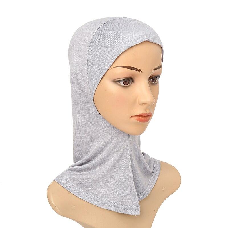 Muslimische Vollabdeckung Unterkappe Damen Baumwoll-Jersey Hijab Elastische Haube Einfaches Untertuch Mode Inneres Stirnband Turban