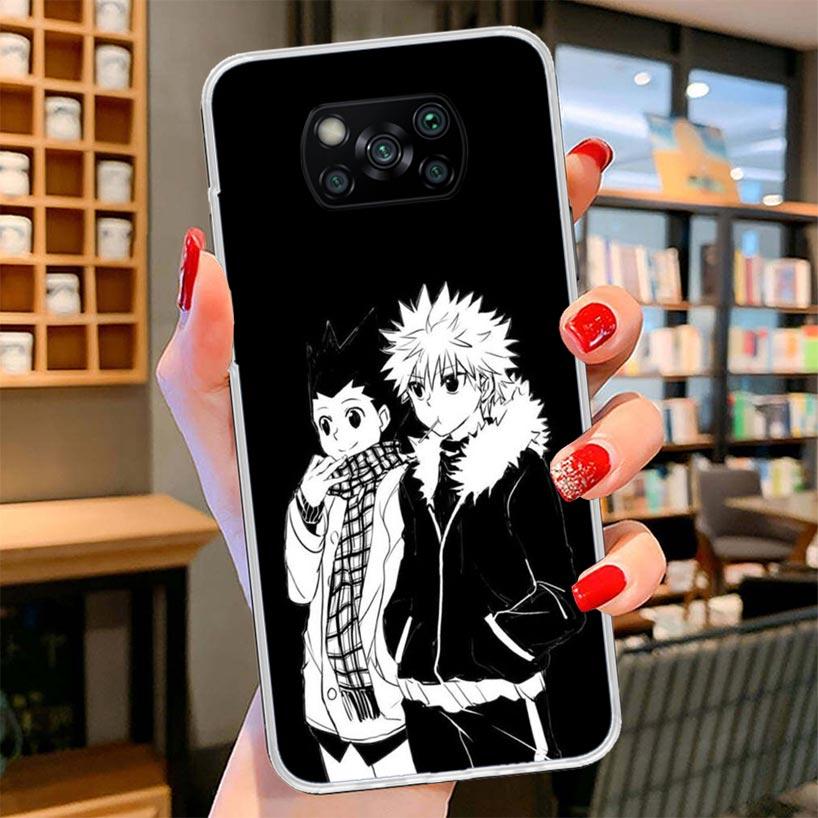 

Black White Hunter X Cover Phone Case For Xiaomi Poco F7 Ultra X7 X6 X5 Pro M7 Redmi 15C 15 13C 13 12C 12 10C 10 9A 9C 9T 9 Shel Redmi 9T