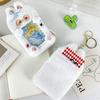 Soft Cuddly And Rabbit Plush Card Sleeve With Bow For Trendy Animal Lovers Fashionistas And