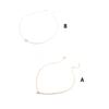 Necklace Chains Trendy Jewelry with Rhinestones Universal Gold Silver Hanging Pendants Choker Necklaces for Valentines Day
