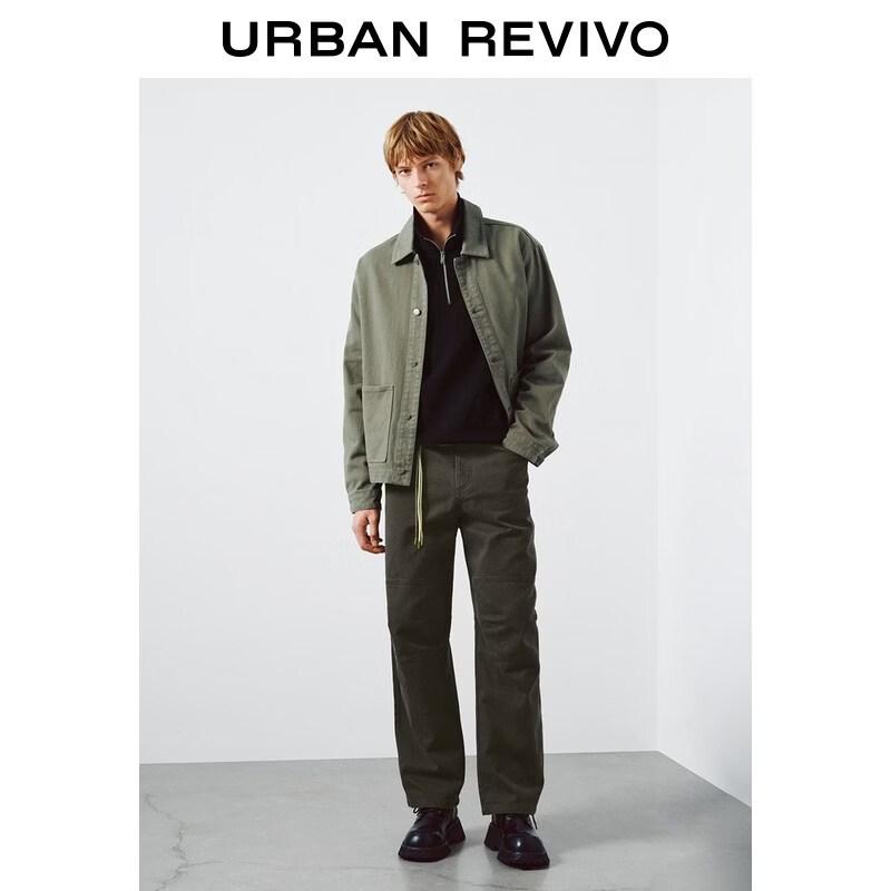 Men s Cotton Lapel Pocket Casual Jacket S