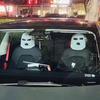 Halloween Halloween Car Seat Headcover 3Hole Auto Headrest Decor Cover  Car Interior Accessories