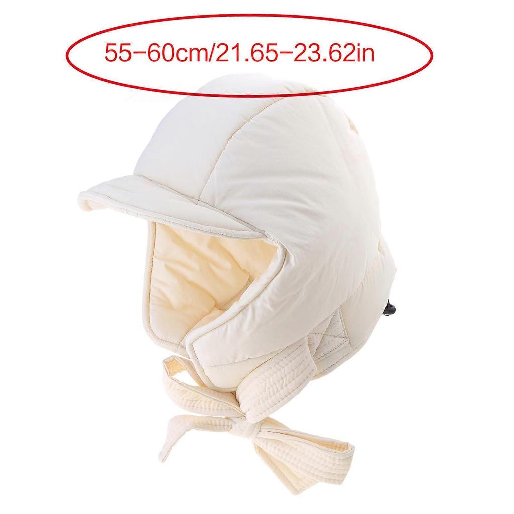 Men Trapper Hat Versatile Sports Cap Hooded Hat Winter Outdoor Costume Accessory Balaclava Sports Cap Trapper Hat Black
