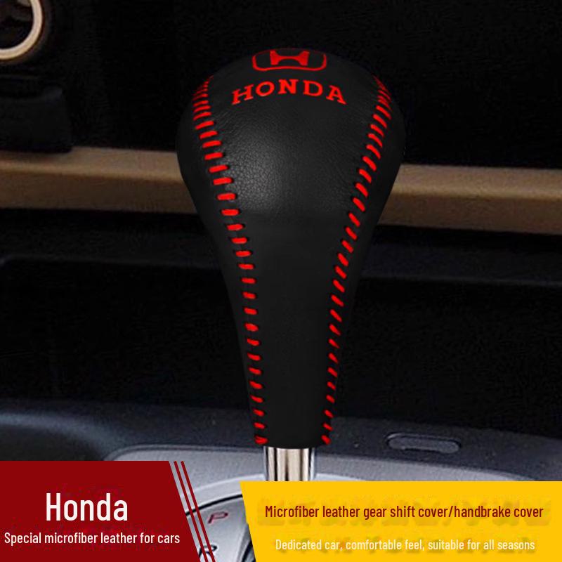 Kompatybilne Pokrowce na Gałkę Zmiany Biegów i Hamulec Ręczny dla Hondy Civic 8. i 9. Generacji (Automatyczny)