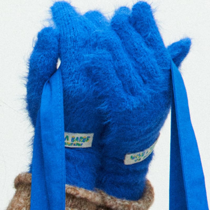 MISU A BARBE BLUE MONSTER GLOVES