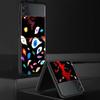 Scary Face Eyes Phone Case For Samsung Galaxy Z Flip 7 6 5 4 3 5G Shockproof Cover Z Flip7 Flip6 ZFlip5 Flip3 Flip4 Luxury Shell