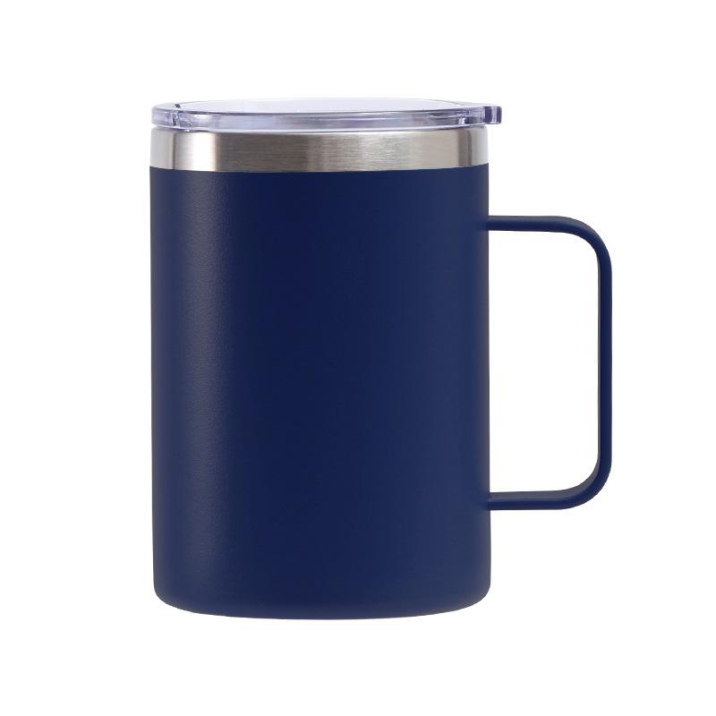 Exclusive For 16Oz Handle Cup 304 Stainless Steel Office Cup, Color Spray Coffee Cup