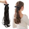 AQUADOLL (Aquadoll) Ribbon-attached Curly Ponytail wgt827JBK