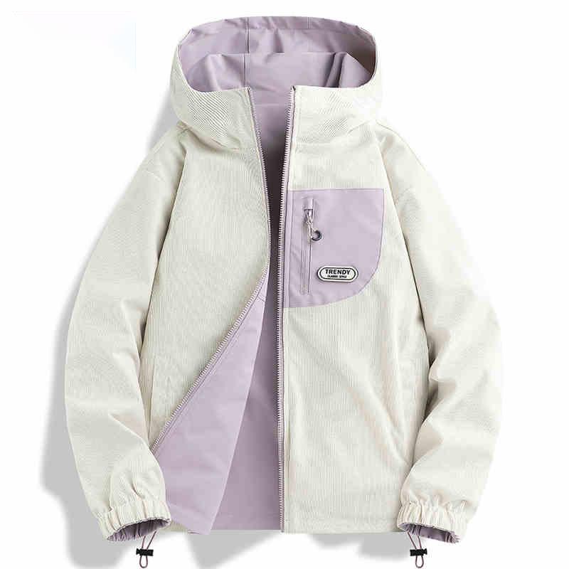Woodpecker Women's Petite Windbreaker: 2025 Double-Sided, Windproof, Waterproof Spring Mountaineering Jacket