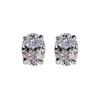 1 Paire Boucles d'Oreilles Femme Boucles d'Oreilles Clous Strass Clous d'Oreilles Mariage Boucle d'Oreille Géométrique Cuivre Bijoux d'Oreille Quotidien Trajet Travail Fête