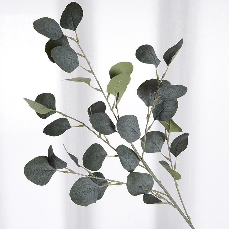 Artificial Leaves Eucalyptus Robusta Smith For Wedding Party Decor