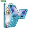 For Samsung Galaxy Z Flip 6 Case Bling Shinny Hard PC Diamond Cover for Samsung Z Flip 3 4 5 6 ZFlip6 Flip5 Girl's Case