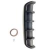 Universal Car Rear Bumper Body Kit Shark Chin Spoiler Diffuser Trim Cover Black