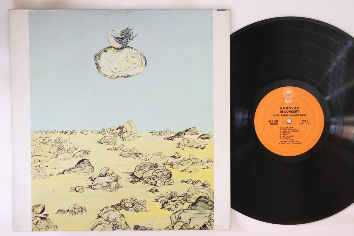 

LP Record DONOVAN Donovan In Concert BN26386 EPIC 1973 US Rock Used