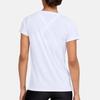 Under Armour Round Neck Pullover Short Sleeve T-Shirt Women Tops White 1298706-100